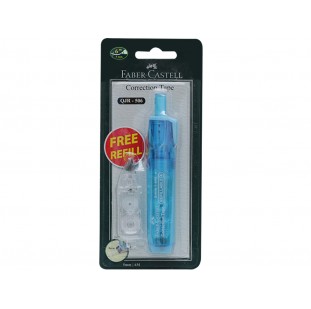 Bút Xóa Kéo Bấm QJR 506, 6M, Blue +1 Refill